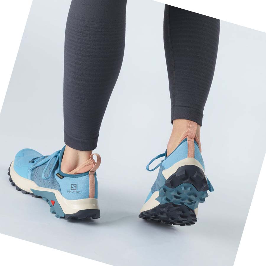 Tenis Para Trail Running Salomon MADCROSS GORE-TEX Mujer Azules | MX 2738FDN